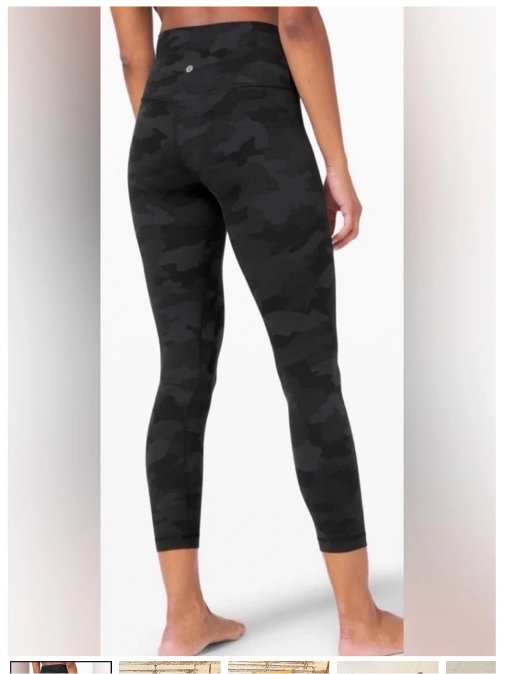 Lululemon Align Pant 25" leggings Heritage 365 Camo Deep Coal Multi high rise